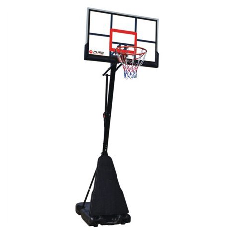 Pure2Improve | Basketball Set Premium | Black/Red | Nylon, PVC (Polyvinylchloride)